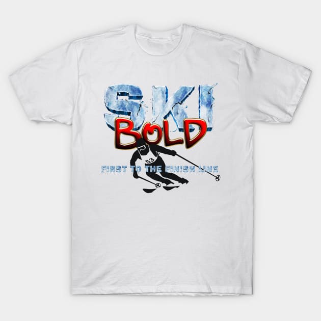 Ski Bold T-Shirt by teepossible